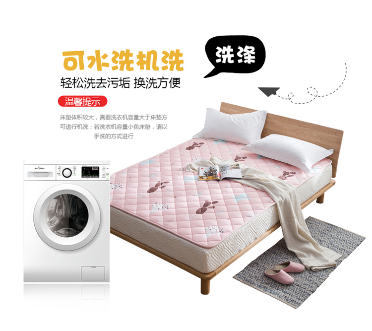 Nệm sinh viên 0,9m1,0 giường 1,2 m Giường nệm đơn được gấp bởi sinh viên đại học phòng ngủ giường ngủ nệm cao su kim cương