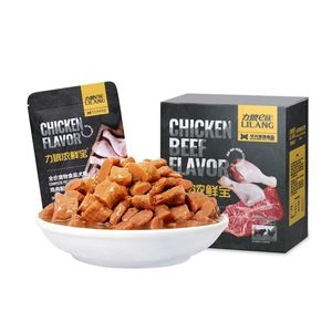 力狼浓汤宝宠物狗狗肉粒包100g*12包/盒