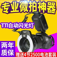 永诺 YN14EX SLR камера Флэш -светильники Jianeng TTL Автоматическое кольцевое кольцо, зубы рта, насекомые, цветок, птица, круглые макролеры, внешние горячие ботинки