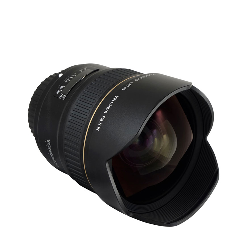 Yongnuo YN14mm F2.8 khẩu độ lớn tự động lấy nét SLR siêu góc rộng cố định ống kính tiêu cự Canon Nikon