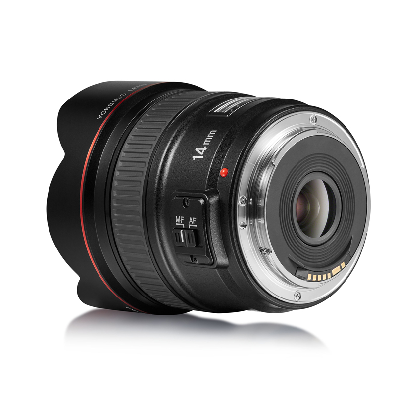 Yongnuo YN14mm F2.8 khẩu độ lớn tự động lấy nét SLR siêu góc rộng cố định ống kính tiêu cự Canon Nikon