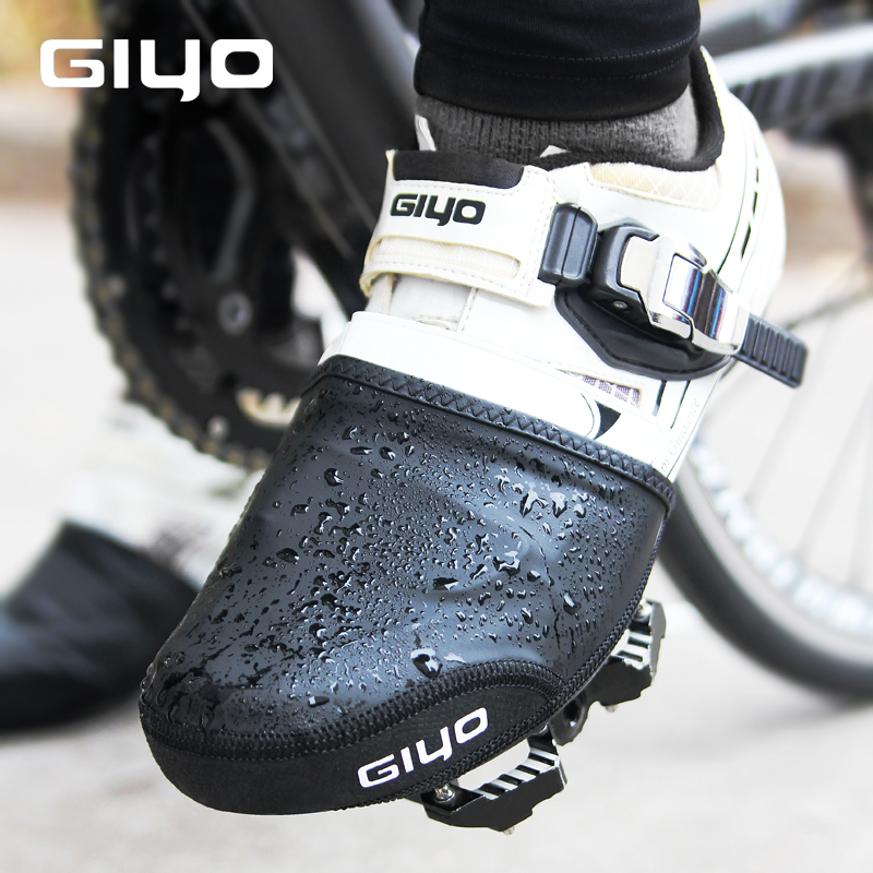 GIYO mountain bike bike road car shoe cover half-palm lock shoe cover windproof and warm self-lock riding shoe cover-Taobao