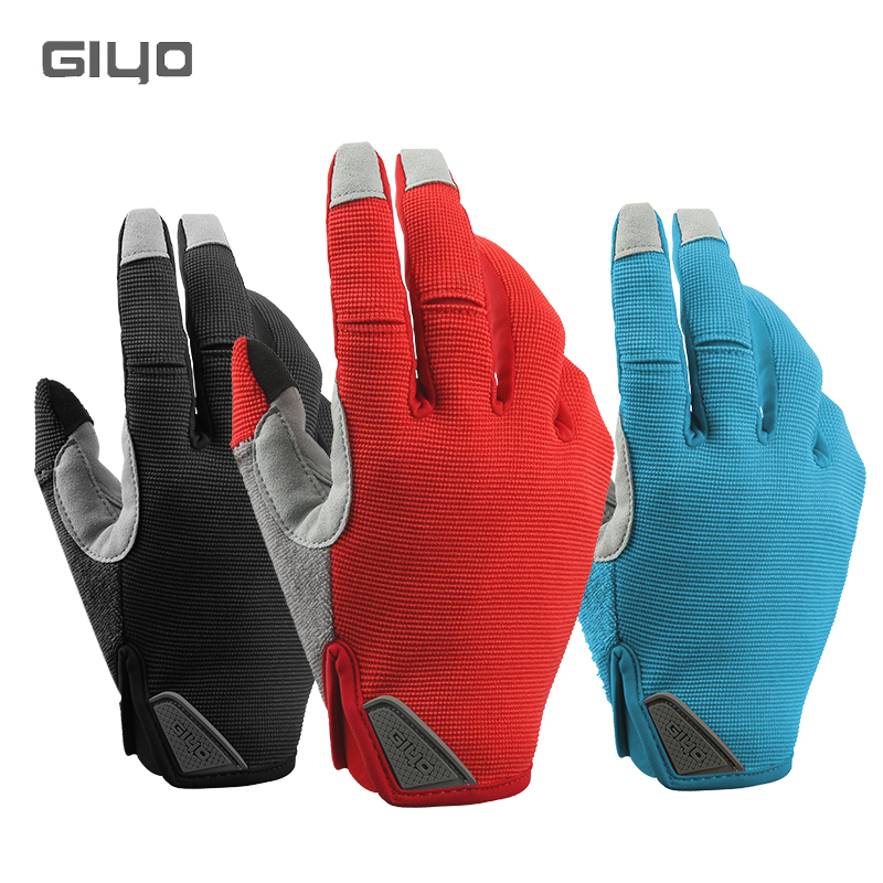 GIYO Mountain Highway Bicycle Outdoor Sports Long Finger Gloves Tactical All refers to the Spring and Autumn Ride of Men and Women