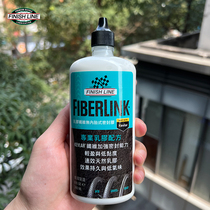 Finish LineBicycle tubeless tire self-replenishing fluid tire latex fiber sealant