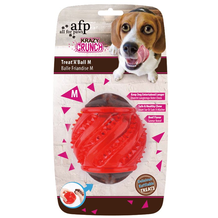 allforpaws dog toy grinders grinders denture tooth ball M size ball