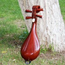 Teachers recommend manufacturers to promote professional performance for beginners to practice red rosewood Liuqin musical instruments free accessories box and stand