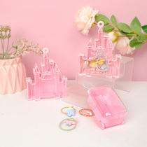 Cute Mini Hair Rope Ear Nail Hairpin Hairpin Transparent Containing Box Trinket Containing Candy Empty Box Creative Gift Box