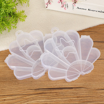 Plastic storage box transparent tool classification box Mini parts screw finishing box ear nail ornament desktop first decoration box