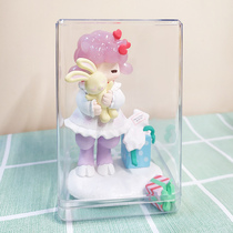 Blind box Handheld Collection Box Lehigh Dust-proof collection High transparent PS square box Bubble Bubble Mater Show Cabinet Hands wall