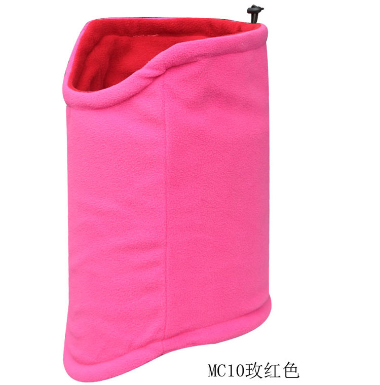 Lông cừu hai mặt khăn quàng cổ đôi tóc giả unisex mũ đa năng mùa thu và mùa đông ngoài trời mặt ấm khăn quàng cổ phượt