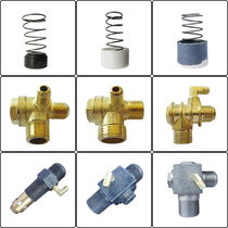 Fine small pump oil-free machine Piston type straight line accessories Pure copper check valve Check valve Three-way