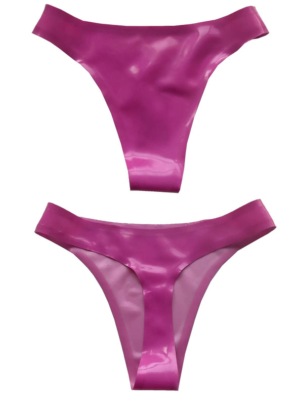 【Su Yi】Latex Underwear for Women, Latex Thong, Low-Cut, High Elasticity