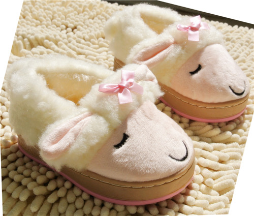 Chaussons enfants en suède pour hiver - semelle caoutchouc - Ref 1020974 Image 39