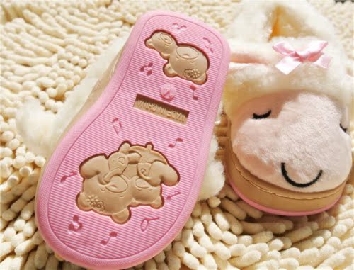Chaussons enfants en suède pour hiver - semelle caoutchouc - Ref 1020974 Image 15