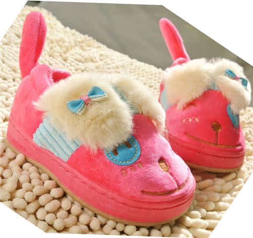 Chaussons enfants en suède pour hiver - semelle caoutchouc - Ref 1020974 Image 66