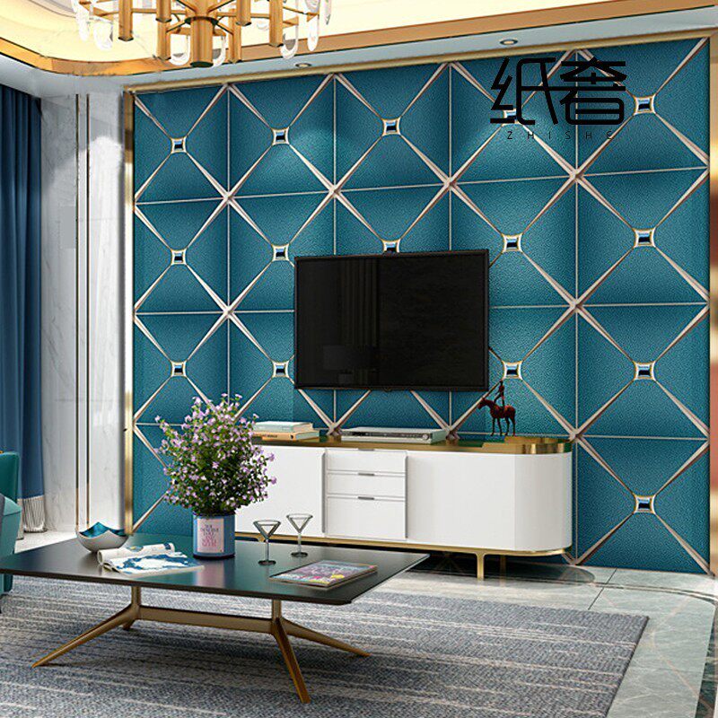 A new 2022 seamless wall cloth for Jane Euro - mounted seamless geometric diamond block