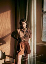 3 colors 22 autumn winter French Paris designers leather short WILLIAM