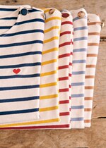 Seven colors France Paris s striped T-shirt MARINI RE COLETTE