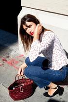 Recommended French jennea dragon hand woven leather bag 6 Lines multicolor small size