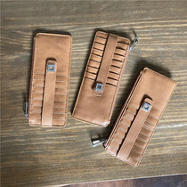 Export outer single cowhide multi-card coin purse female genuine leather business card bag