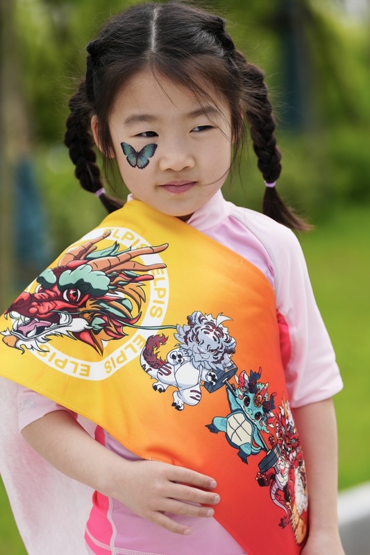 Elpis Sports Towel, Antibacterial, Deodorizing, Quick-Drying, for Kids and Adults Sports