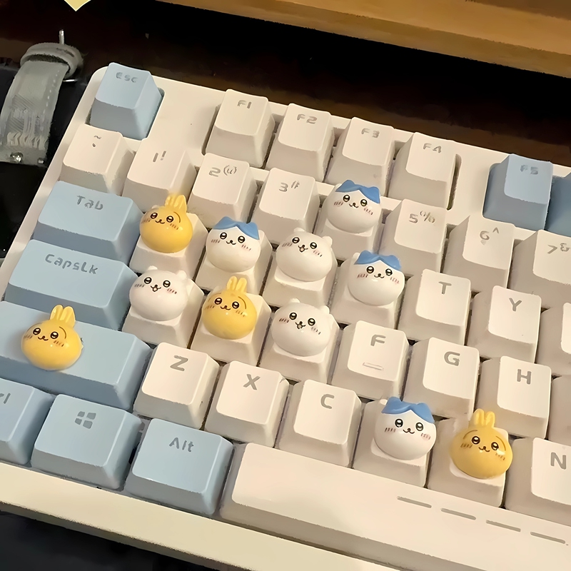 Nail Art Gaming Keyboard Stickers, Boxed Version, Special Keyboard for Long Nails, DIY Height-Increasing Keycaps for Typing Nail Art Gaming Keyboard Stickers, Boxed Version, Special Keyboard for Long Nails, DIY Height-Increasing Keycaps for Typing
