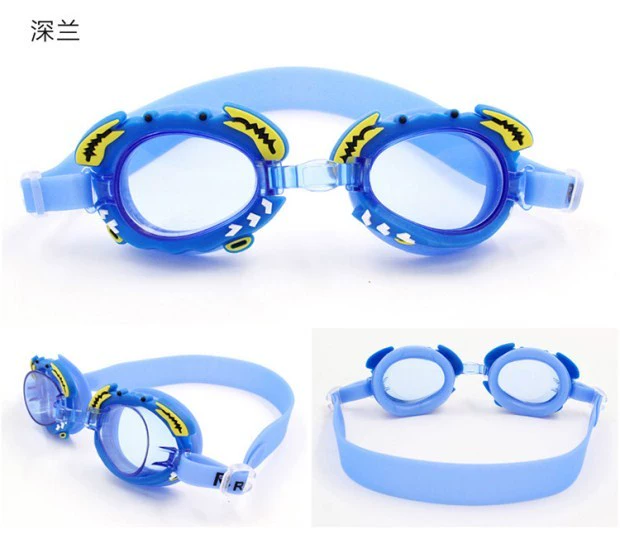 Phim hoạt hình dễ thương đáng yêu của Crabhe thời trang cua trẻ em kính bơi HD chống sương mù unisex 4700 - Goggles