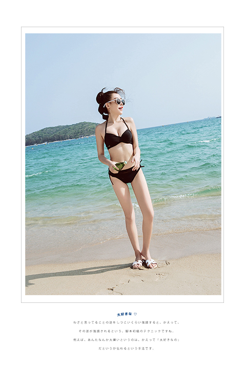 Kỳ nghỉ Hàn Quốc gợi cảm áo tắm nữ ba mảnh bikini nóng xuân nhỏ nước hoa lưới đen gợi cảm mỏng áo tắm một mảnh