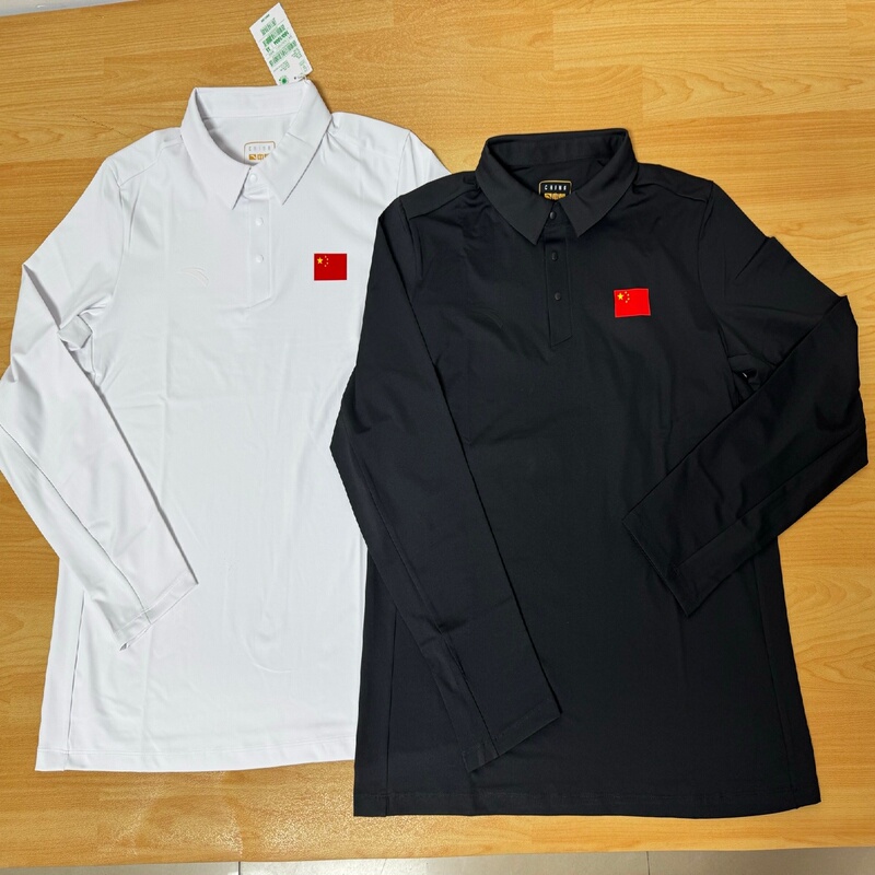 2026 Anta Sponsors the National Team's Championship Style Casual Executive Long-Sleeved Lapel Polo Shirt Sweatshirt 152637402 2026 Anta Sponsors the National Team's Championship Style Casual Executive Long-Sleeved Lapel Polo Shirt Sweatshirt 152637402