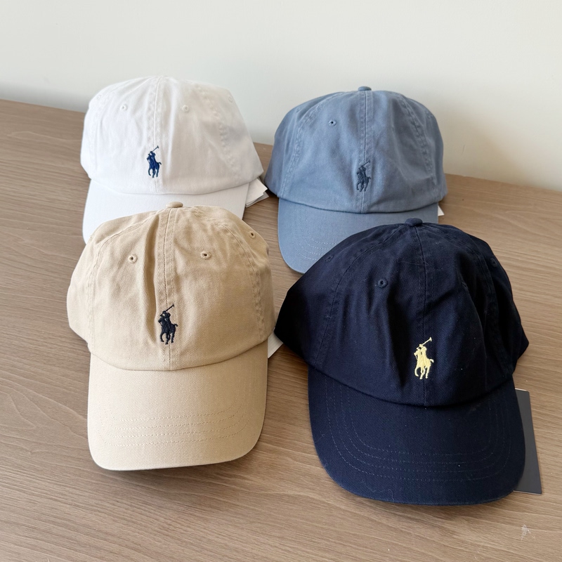 In-Stock Polo Ralph Lauren Adult Classic Pony Baseball Cap for Older Children