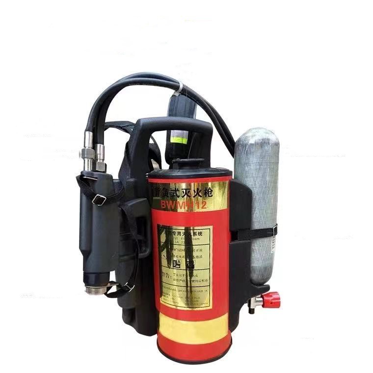 Fire Protection Burden Type Spray High Pressure Fine Water Mist Fire Extinguishing Gun BWMHQ12 Mobile Pulse Forest Fire Protection Water Gun