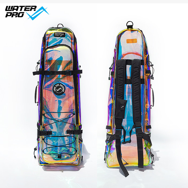 Waterpro Dazzling Free Underfoot Webbed TPU Waterproof Long Webbed Containing Diving Equipment Bag Double Shoulder Back