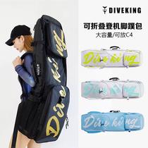DIVEKING free diving long fin bag foldable for boarding a plane with large capacity can hold manta and C4