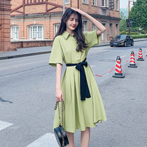 Sandro Beytagh small taller dress for womens summer style 2022 new Korean version of a slim collection of womens long skirts