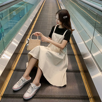 Sandro Beytagh big code Womens dress 2022 Summer harnesses Rope Loose Harness Skirt Blouse Summer Two