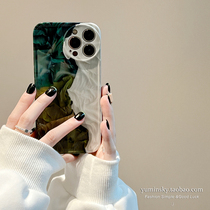 Art splicing folds apply iPhone13promax Apple 12 phone shell 11 personality xs silicone xr female 8p