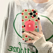 ins little fresh flower stent applicable iPhone12 apple 13promax mobile phone shell 11 female x silicone xr 8