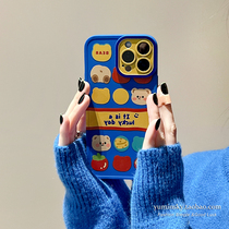 Klein Blue Cubs apply iPhone12 13promax Apple 11 phone shell xs cartoon xr cute 8 women