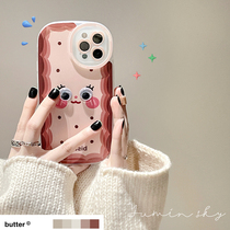 Will move the eyes expression apply iPhone13 Apple 11promax mobile phone shell 12 cartoon xs creative xr female 8p