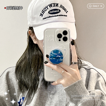 ins surround planet applicable iPhone12 apple 13promax mobile phone shell 11 bracket xsxr transparent 8p soft