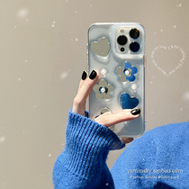 Loving Flowers Mirror Apply iPhone12 iPhone12 13promax Apple 11 Mobile Phone Shell Xs Drip Xr Transparent 8 Female