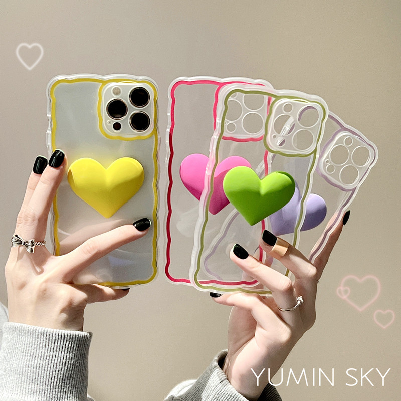 ins candy color loving apply iPhone12 13promax apple 11 phone protection shell xs transparent xr hand 8p