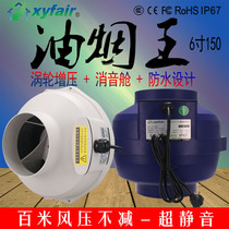 New Pleasant Wind 10 Inch Oil Smoke King Piping Blower 250 turbocharged ventilator Barbecue Moxibustion Powerful exhaust fan