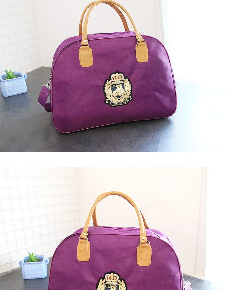 Phiên bản tiếng Hàn của túi du lịch khoảng cách ngắn nữ xách tay đơn giản vải duffel túi xách tay công suất lớn ánh sáng thủy triều túi du lịch ba lô du lịch
