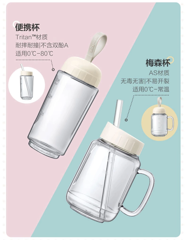 Máy ép trái cây cầm tay mini trái cây nhỏ chiên nước trái cây máy nấu ăn điện đa năng cốc nước trái cây - Máy ép trái cây