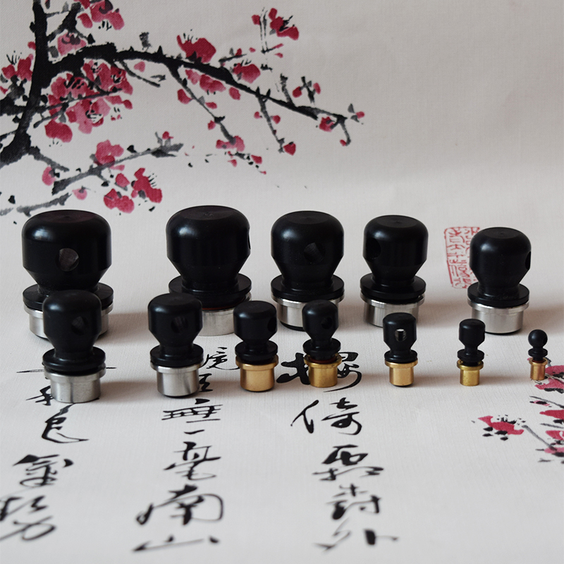 Plastic wine gourd plug fittings brass stainless steel insert beeswax anti-seepage portable gourd insert plug