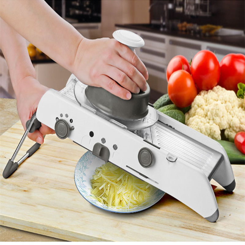 Home multi-function cuisine stainless steel kitchen potato cutter cutter chip screw wipe scrub artifact