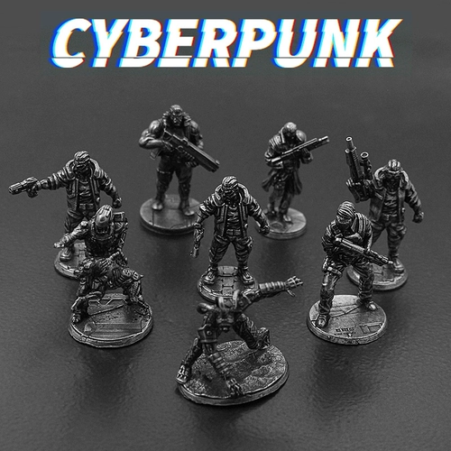 Медная ретро фигурка, ювелирное украшение, настольная игра, солдат, наука и технология, в стиле панк