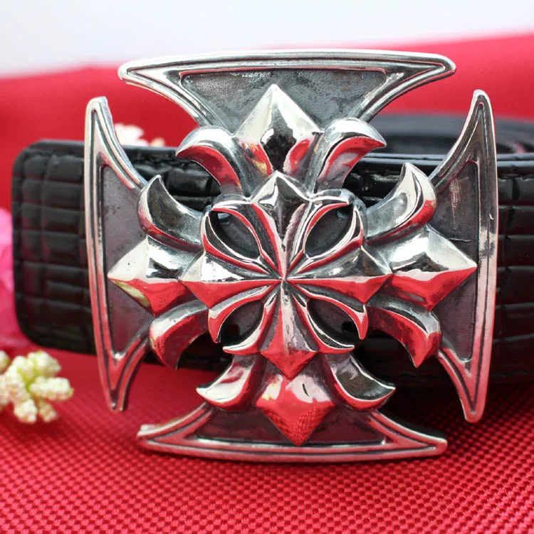 Belt, retro buckle, (Physicals), punk style