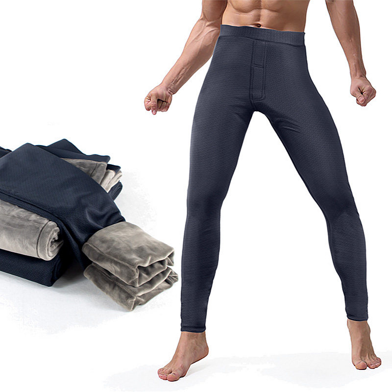 Winter Thin large cotton pants Northeastern glossy glossy warm pants men's glint with thickened large code smooth and high waist knees-Taobao